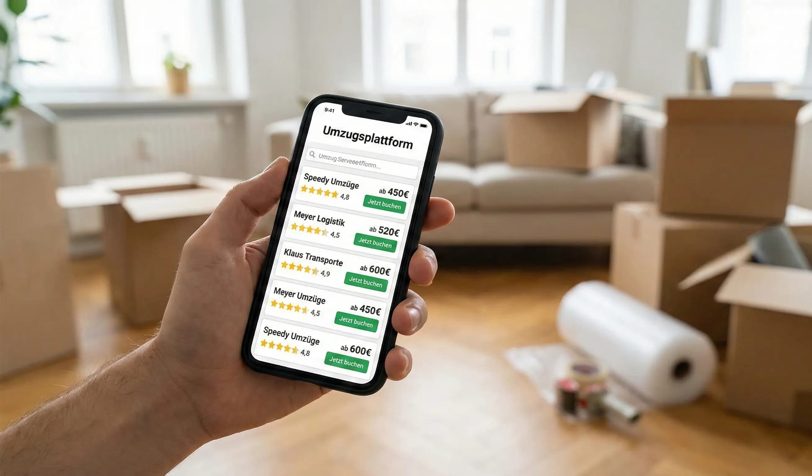 Für Umzugsplattformen